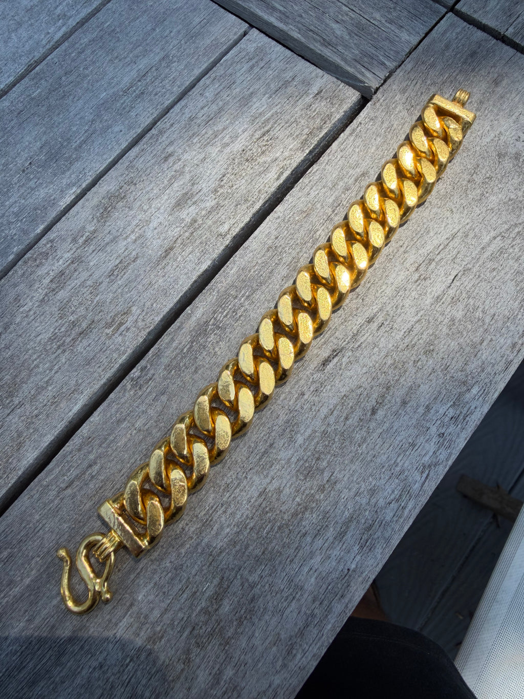 213.6g | 7.5" | 17mm Cuban Bracelet | 24k
