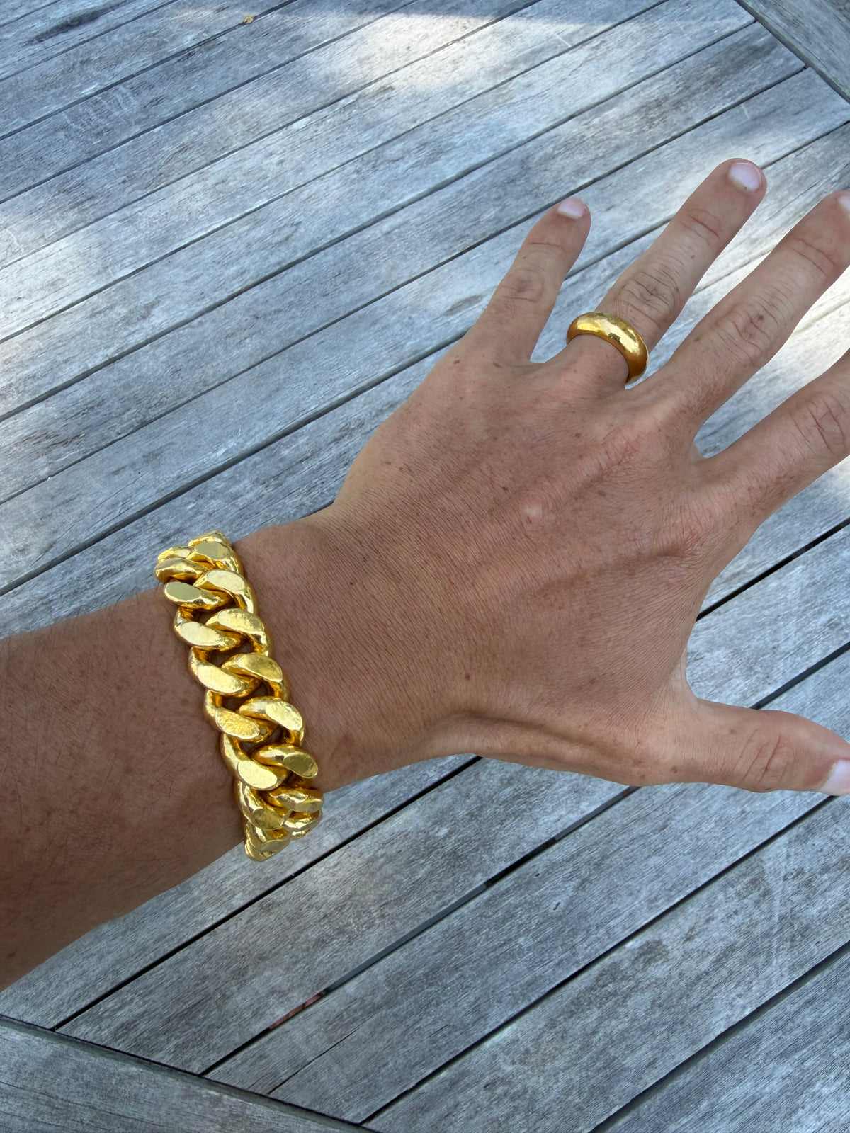 213.6g | 7.5" | 17mm Cuban Bracelet | 24k