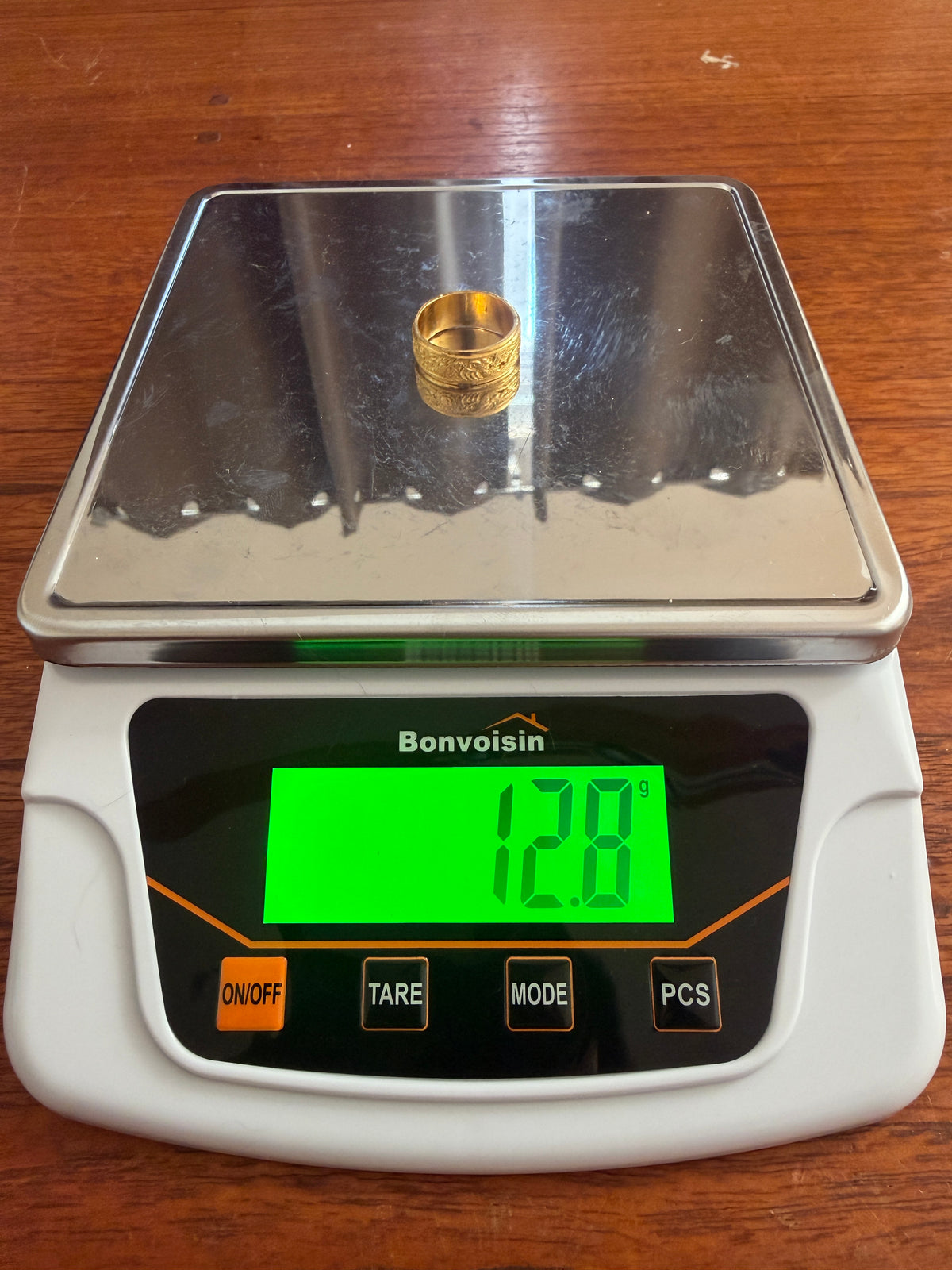 12.8g | Size 9 | 24k | Mural Band