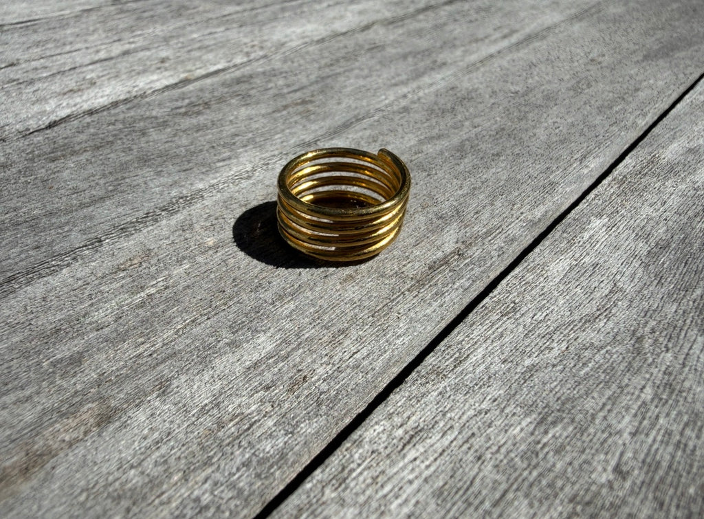 12.3g | Size 7 | 24k | Spiral Ring