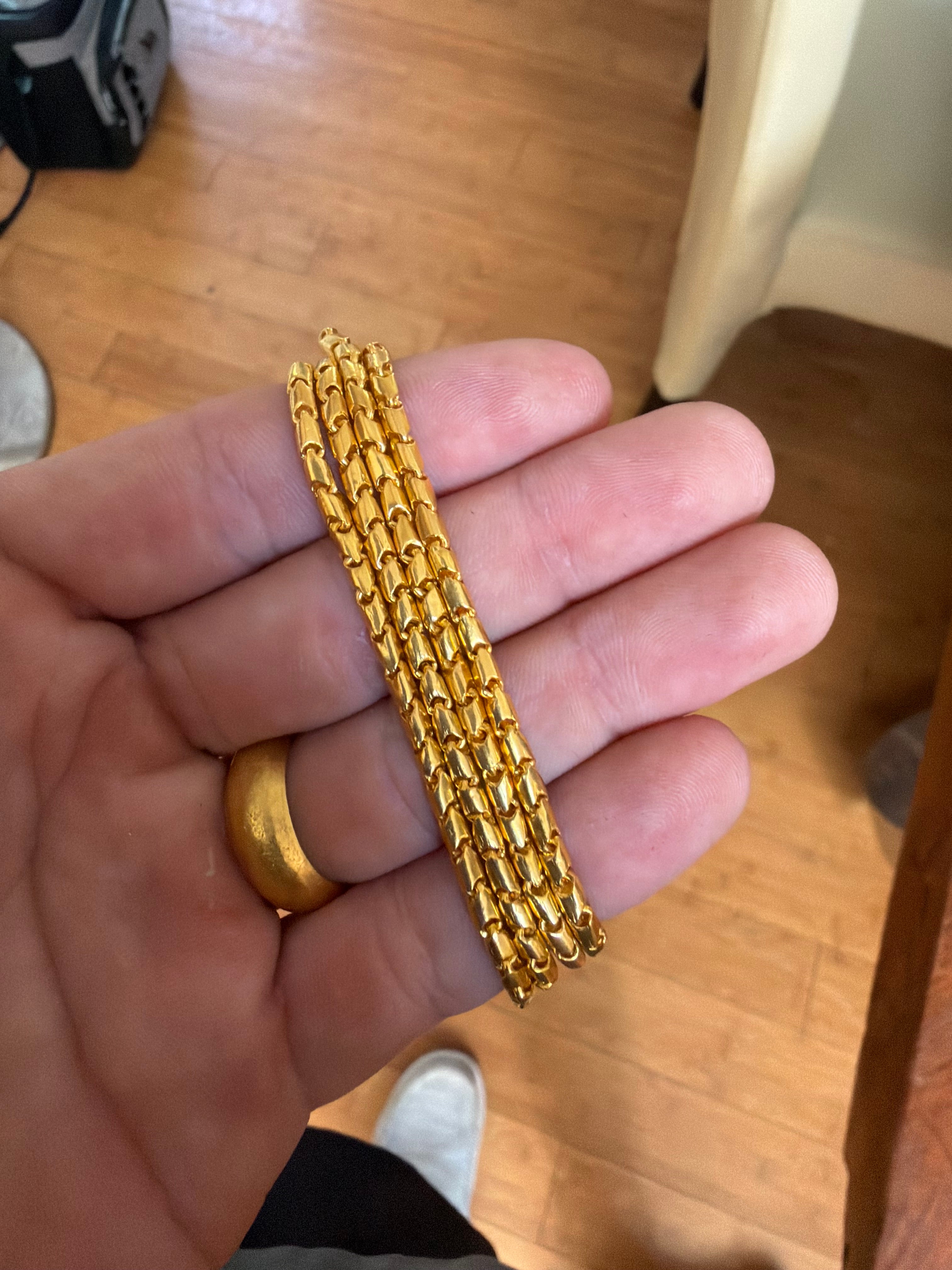30.1g | 2.7mm | 22.5” | 24k barrel Chain