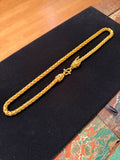 280g | 6.9mm | 20” | 24k Dragon Biting Tail Chain