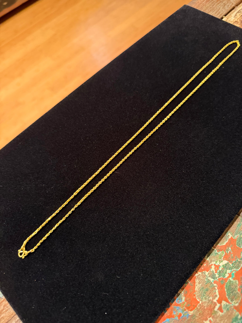 18.93g | 2mm | 24” | 24k Nugget Chain