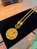 581g | 7.5mm | 27” | 24k Twin Dragon Scale Chain and Pendant